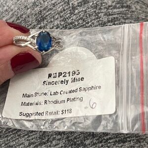 Sapphire Silver Ring